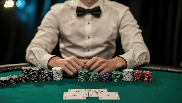Roulette live dealer di gohtogel dengan roda dan layout taruhan yang jelas
